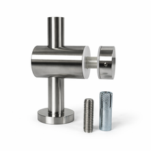 Conector Pipeta Muro a Vidrio con Ajuste herralum