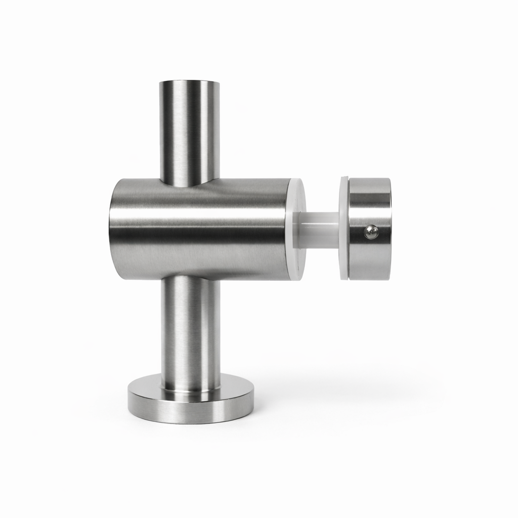 Wall to Glass Pipette Connector with Adjustment SKU 1146