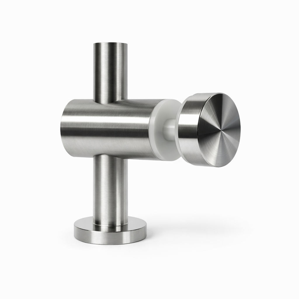 Wall to Glass Pipette Connector with Adjustment SKU 1146