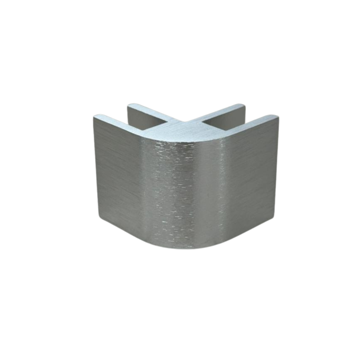 Conector Tipo L vidrio-vidrio templado de 10mm herralum
