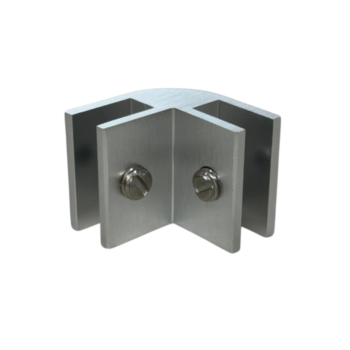 Conector Tipo L vidrio-vidrio templado de 10mm herralum