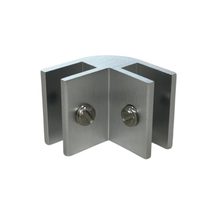 Conector Tipo L vidrio-vidrio templado de 10mm herralum