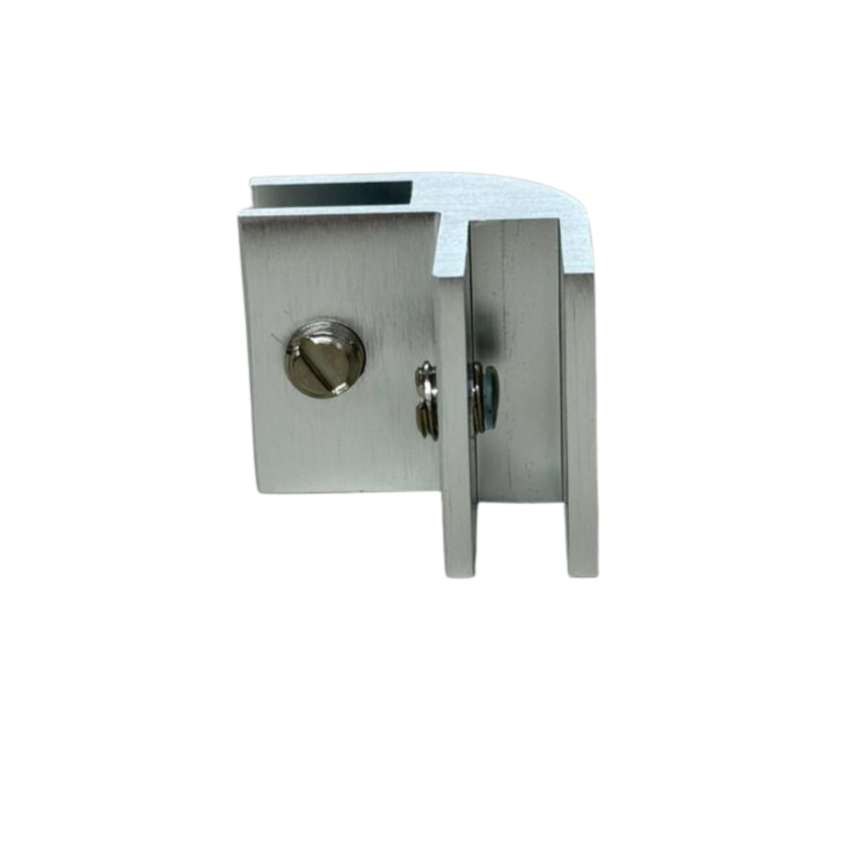 Conector Tipo L vidrio-vidrio templado de 10mm herralum