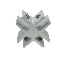 Type "X" Glass to Glass Connector SKU 1063