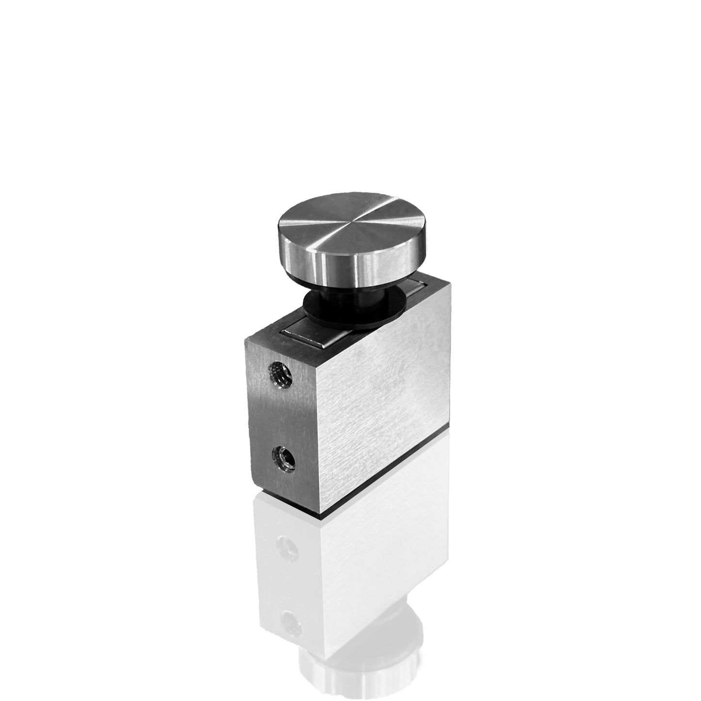 Glass-Bar Square Connector for Bacalar Bathroom Door SKU 1305