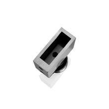 Glass-Bar Square Connector for Bacalar Bathroom Door SKU 1305
