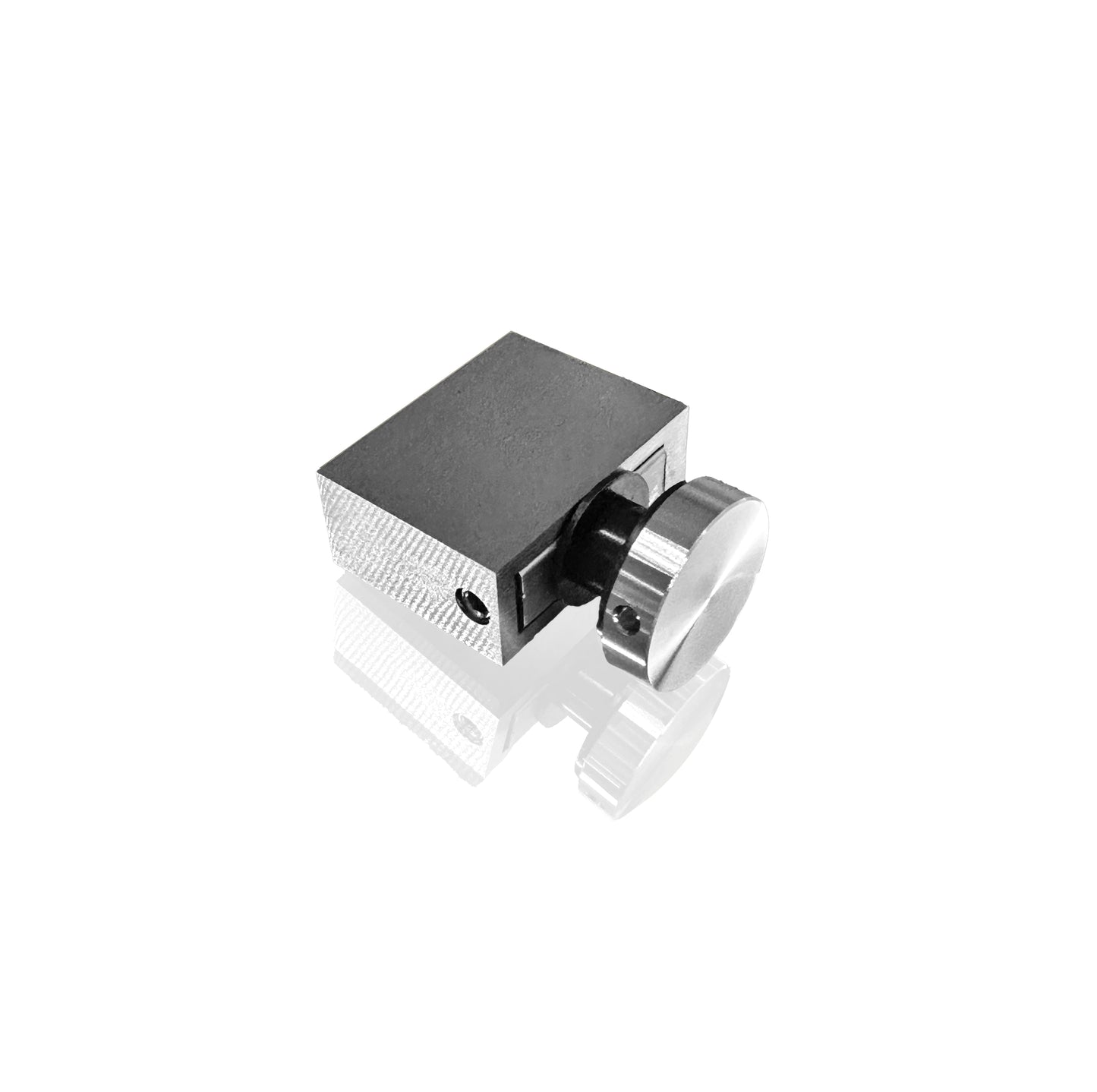 Glass-Bar Square Connector for Bacalar Bathroom Door SKU 1305
