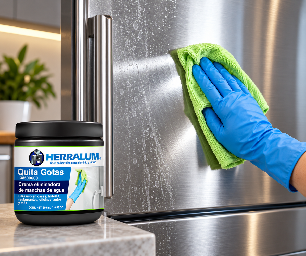 Crema Quita Gotas para Cristal y Metal Herralum 138500600