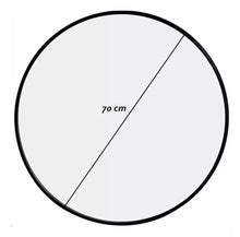 Espejo Circular De lujo Decorativo Con Luz Led + Dimmer 70 cm herrashop