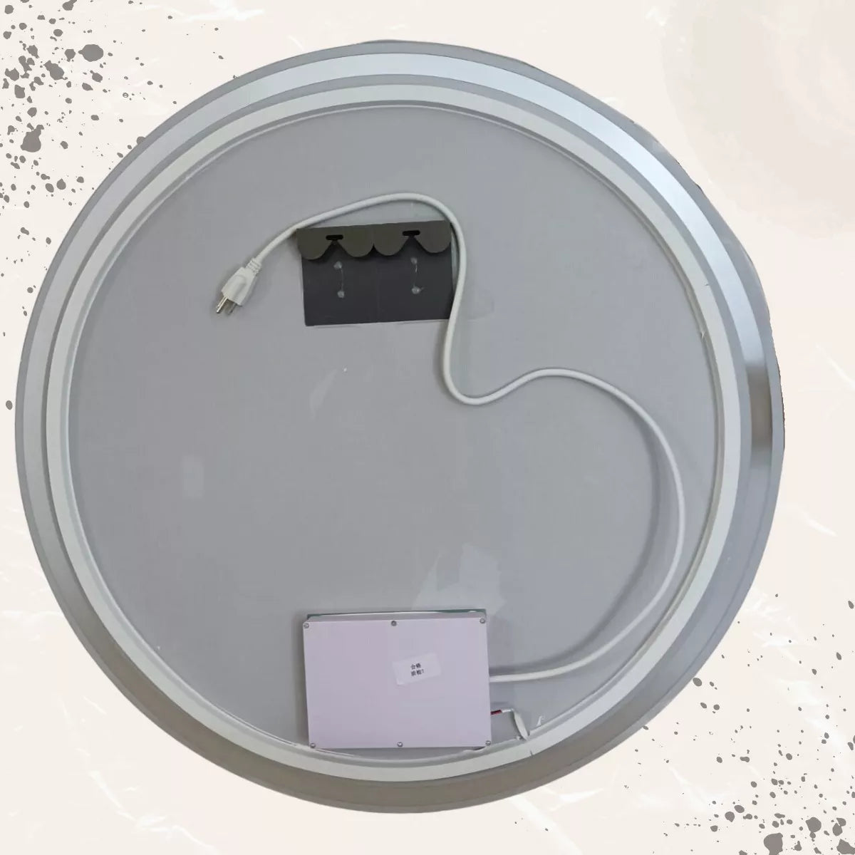 Decorative Luxury Circular Mirror With Led Light + Dimmer 80 cm