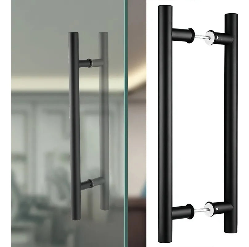 Jaladera para puerta principal Tipo H diametro de 1" herralum