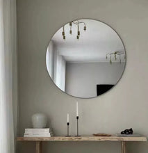 Espejo circular No led canto pulido de 80cm herrashop