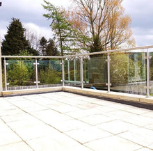 Railing Post of .90cm and 1m Height Cal 18 of 2 inches with Preparation for Handrail SKU 2305 Herralum 