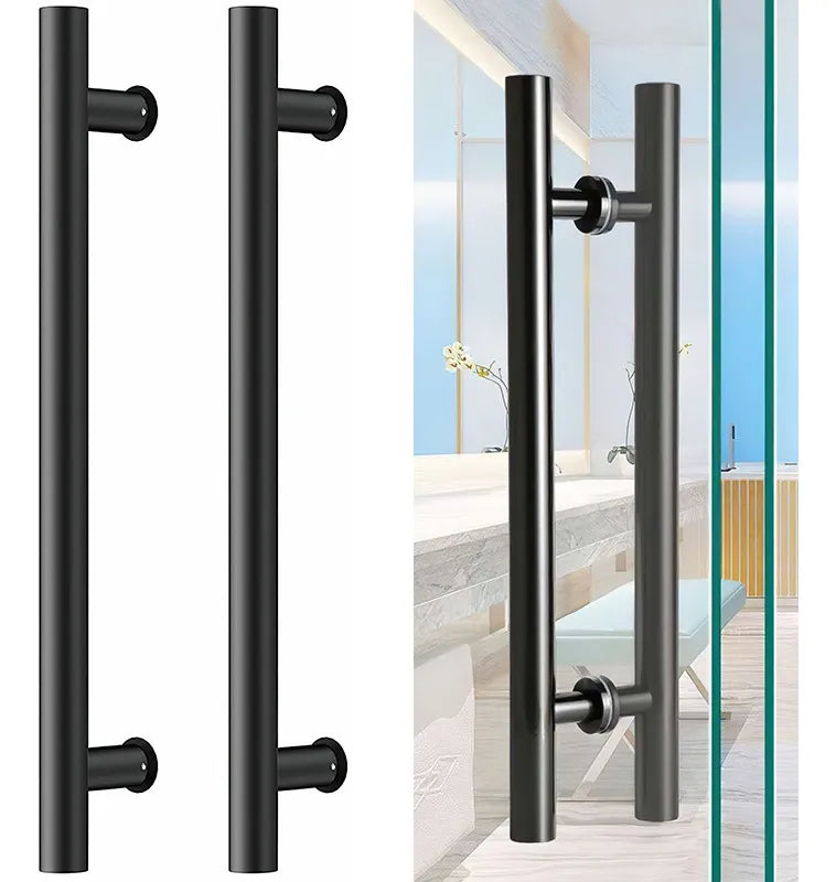 Jaladera para puerta principal Tipo H diametro de 1" herralum