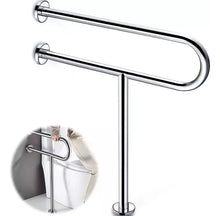 Barra De Seguridad Fija Muro A Piso Herralum Acero Inox.