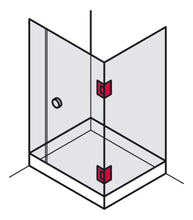 Bisagra VIdrio a VIdrio a 90° Acero Inoxidable Herrashop