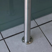 Railing Post of .90cm and 1m Height Cal 18 of 2 inches with Preparation for Handrail SKU 2305 Herralum 