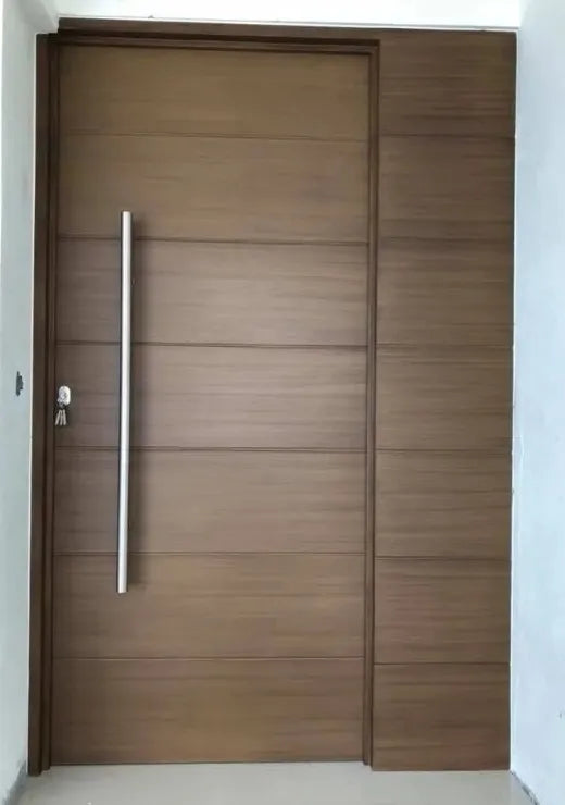 Jaladera para puerta principal Tipo H diametro de 1" herralum