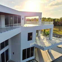 17cm High Rectangular Mini Post For Tempered Glass Railing from 8 to 14mm SKU 1366004SA Herralum