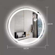 Decorative Luxury Circular Mirror With Led Light + Dimmer 60 cm
