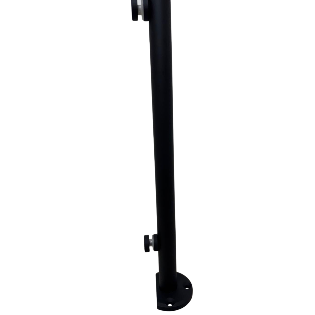 MiniPoste Monterrey De 50cm Negro Para Cristal Templado de 9mm a 12mm