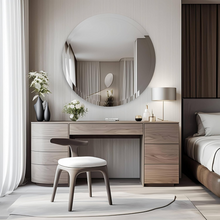 Circular mirror with bevel 70 cm