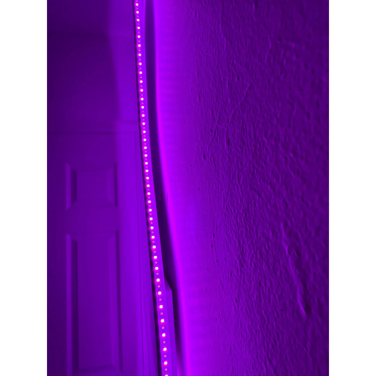 Espejo cuerpo completo con forma 2 tonos de luz rosa y blanco 68x150 herrashop