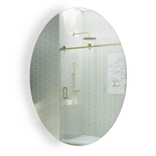 Luxury Oval Mirror with Polished Edge 70X90 cm