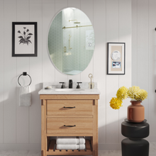 Luxury Oval Mirror with Polished Edge 70X90 cm