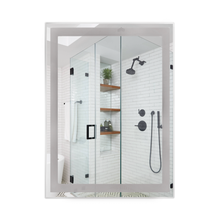 Luxury Rectangular Mirror with Frosted Border Frame 60X80 cm