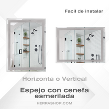 Luxury Rectangular Mirror with Frosted Border Frame 60X80 cm