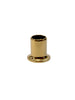 CONECTOR MURO- TUBO BASE RECTA 19MM ORO