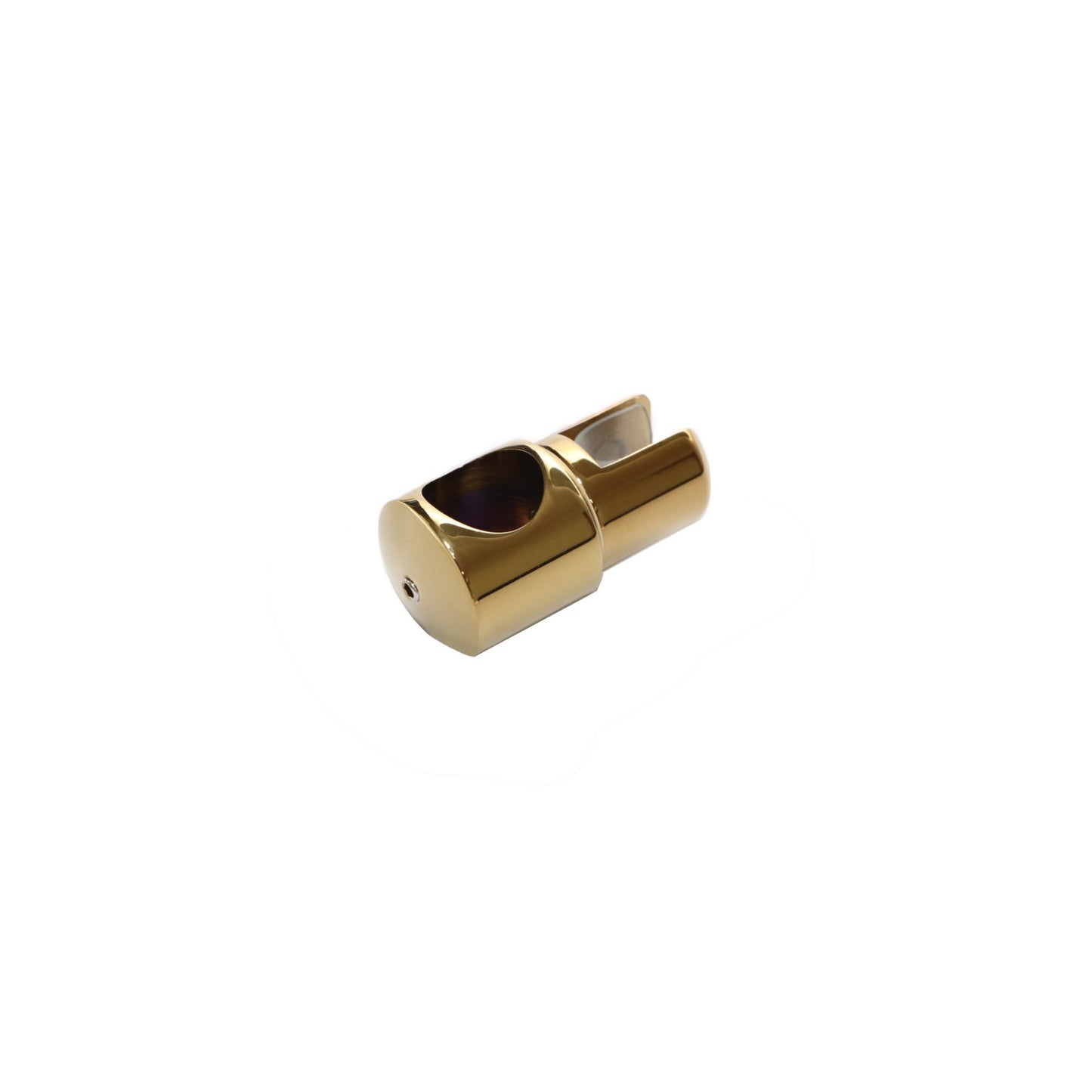 CONECTOR FIJO ABIERTO VIDRIO-TUBO ORO