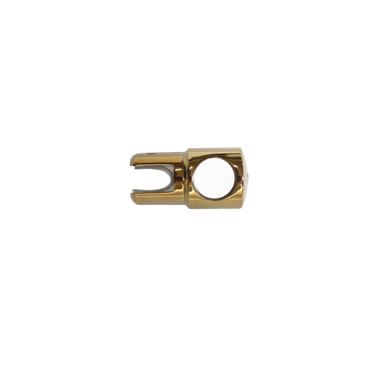 CONECTOR FIJO ABIERTO VIDRIO-TUBO ORO
