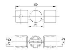 Conector Móvil para Tubo de 12.7mm Herrashop