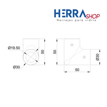 Conector tubo-tubo De 90° Herrashop