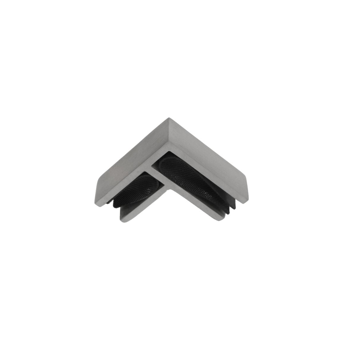 Conector Escuadra Vidrio a Vidrio a 90º con opresor Herrashop