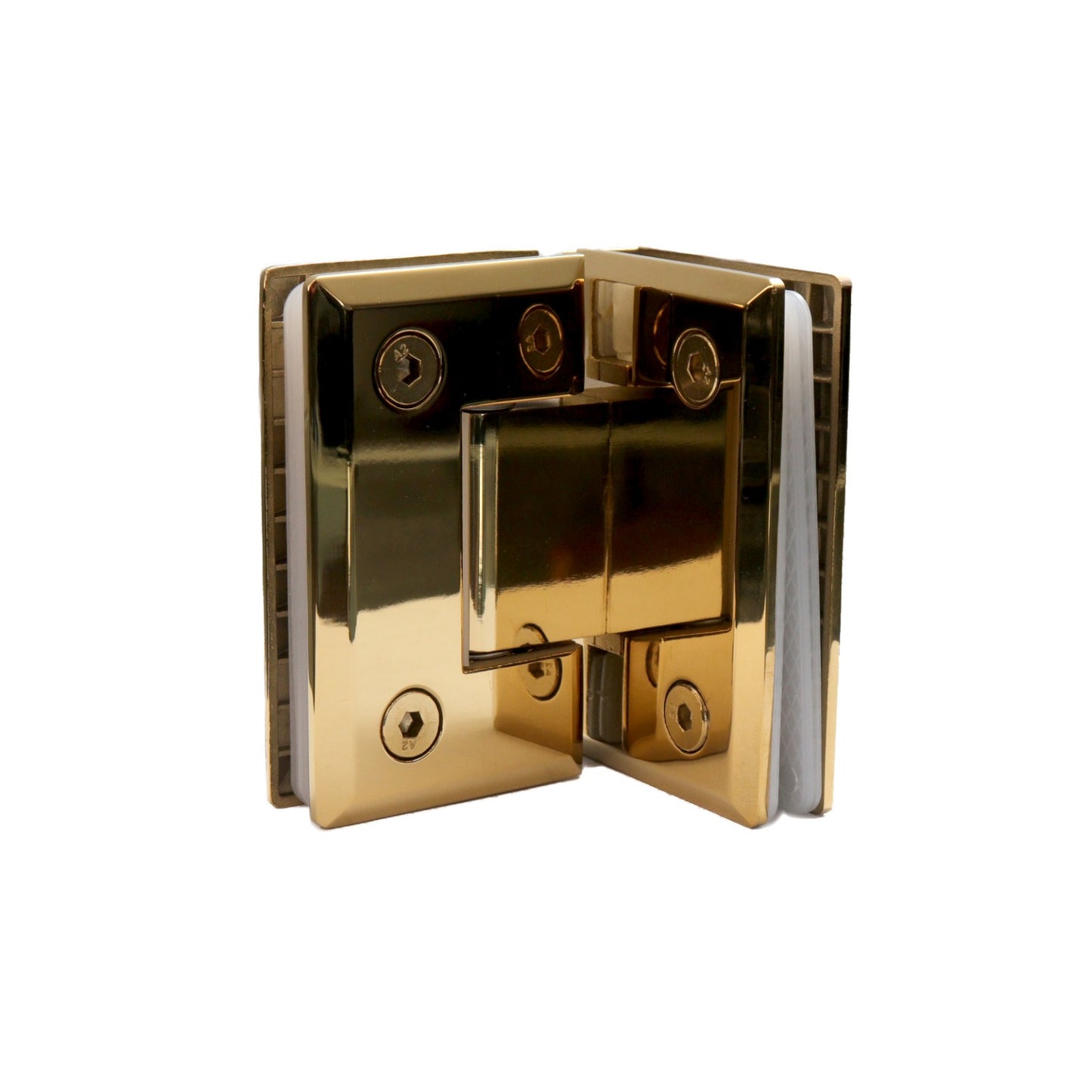 Bisagra VIdrio a VIdrio a 90° Acero Inoxidable Herrashop