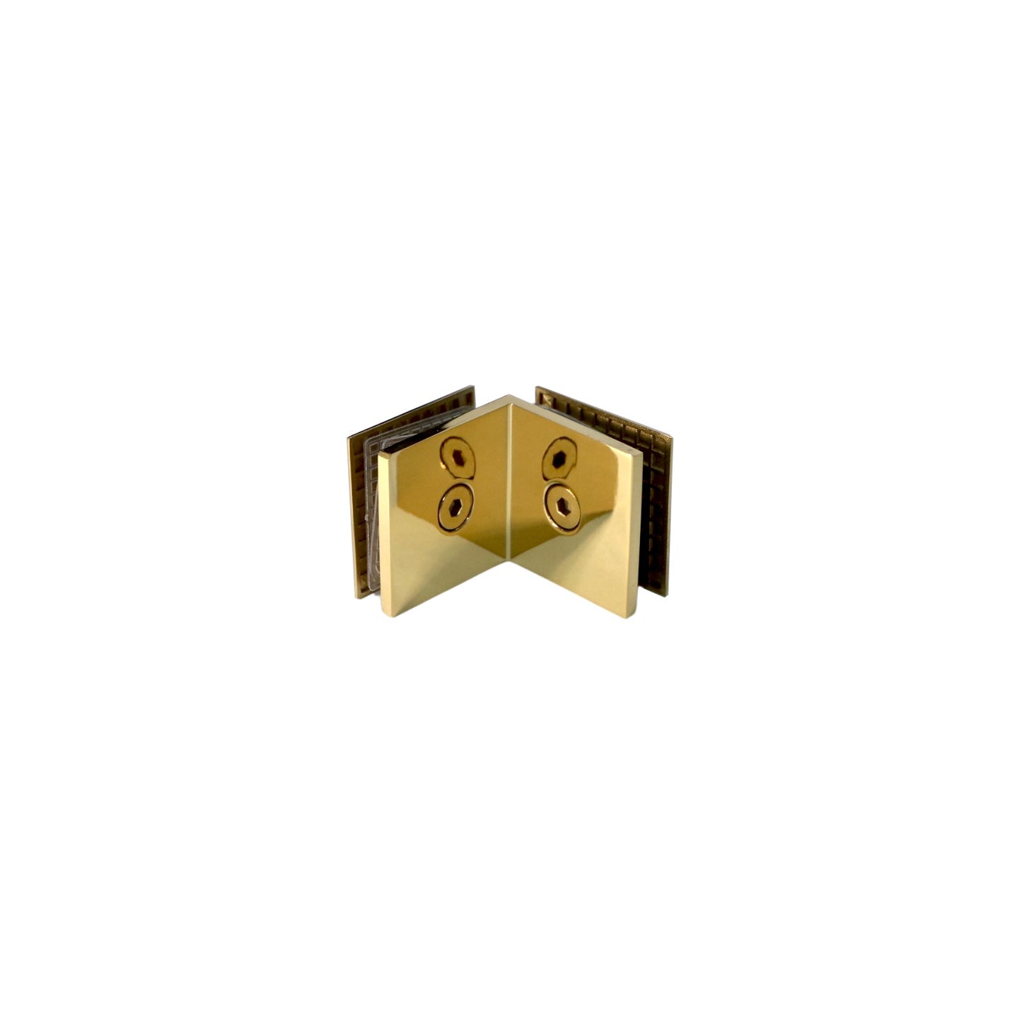 Conector Recto de Vidrio a Vidrio en 90° Herrashop