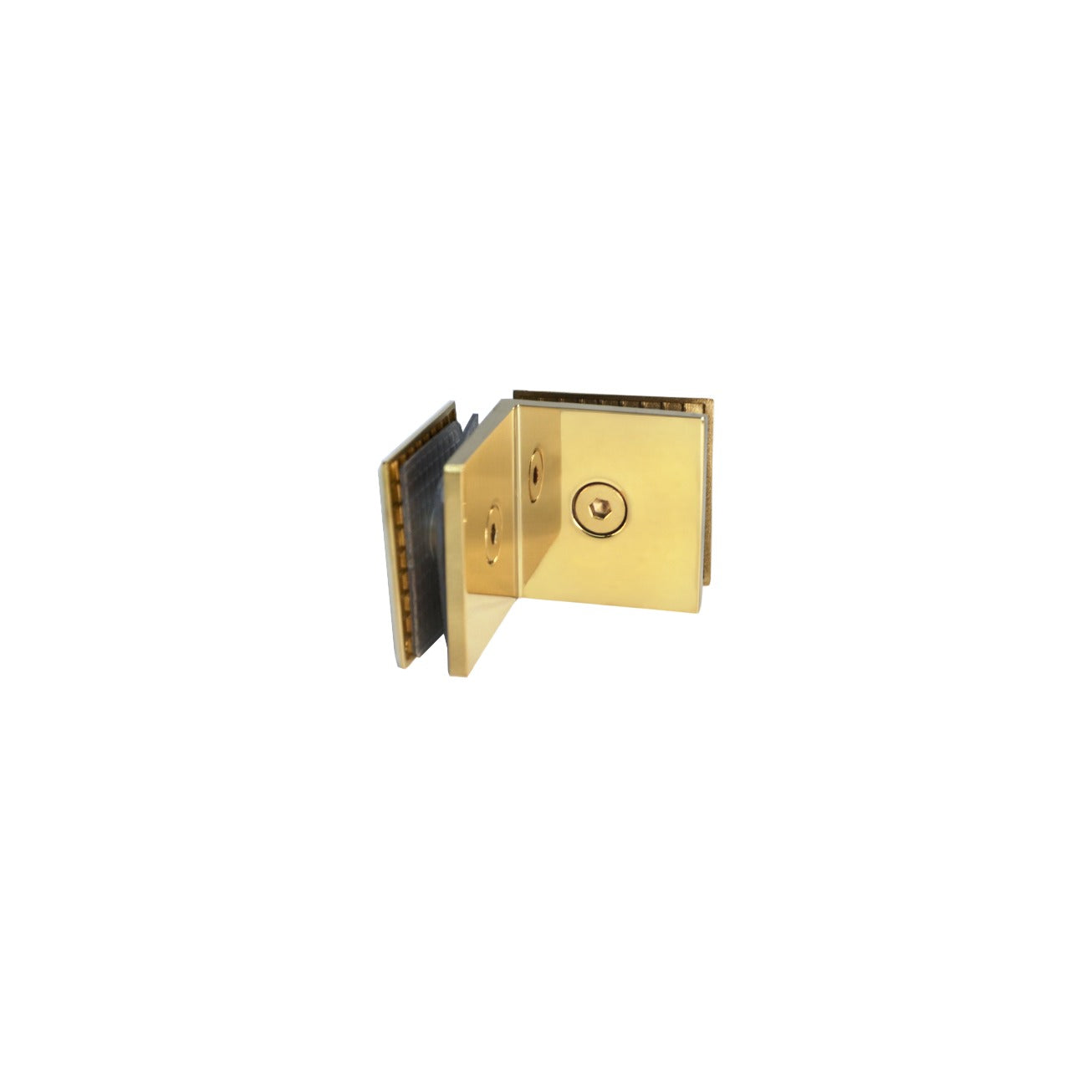 Conector Recto de Vidrio a Vidrio en 90° Herrashop