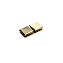 Conector Recto Vidrio a Vidrio a 180° ORO Herrashop