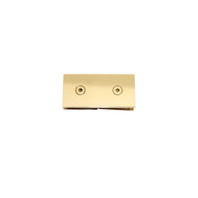 Conector Recto Vidrio a Vidrio a 180° ORO Herrashop