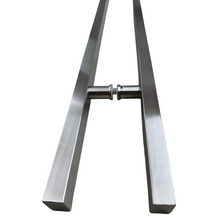 Jaladera Tipo H Cuadrada Acero Inoxidable Herrashop