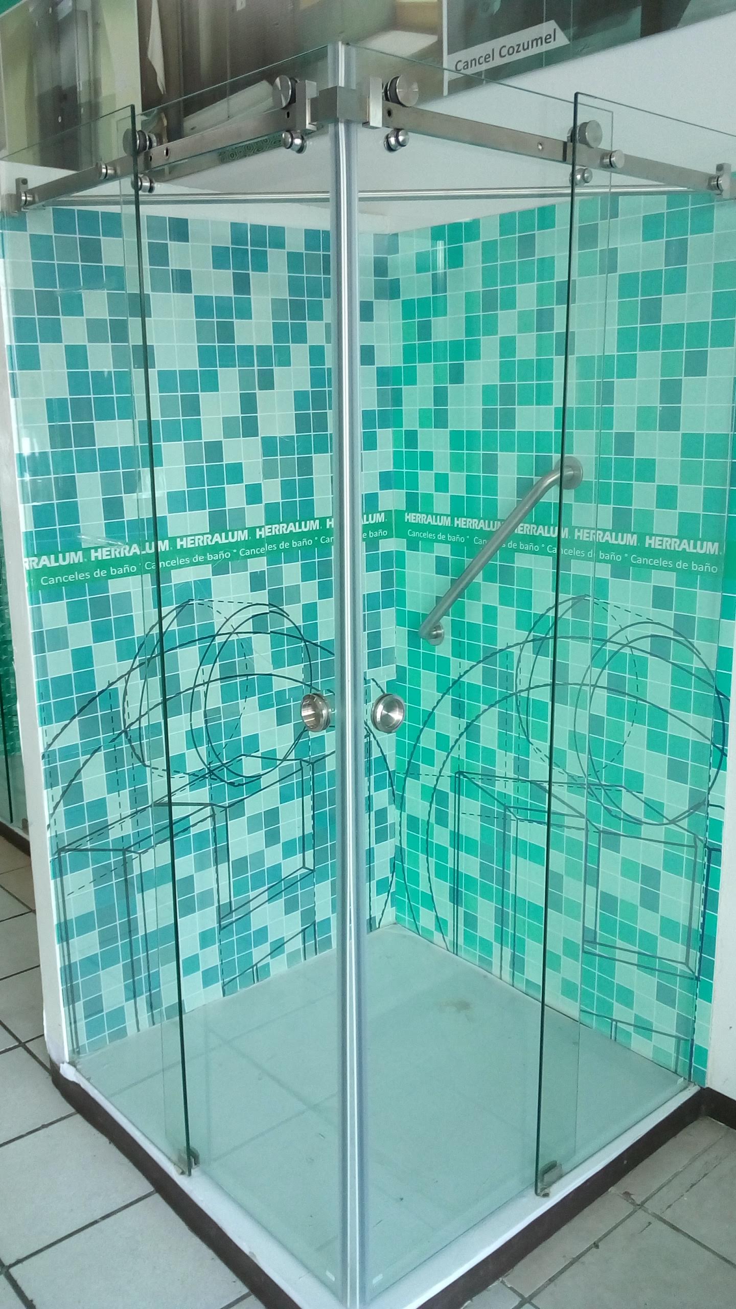 Conector Escuadra Para Barra de Cancel de Baño Bacalar