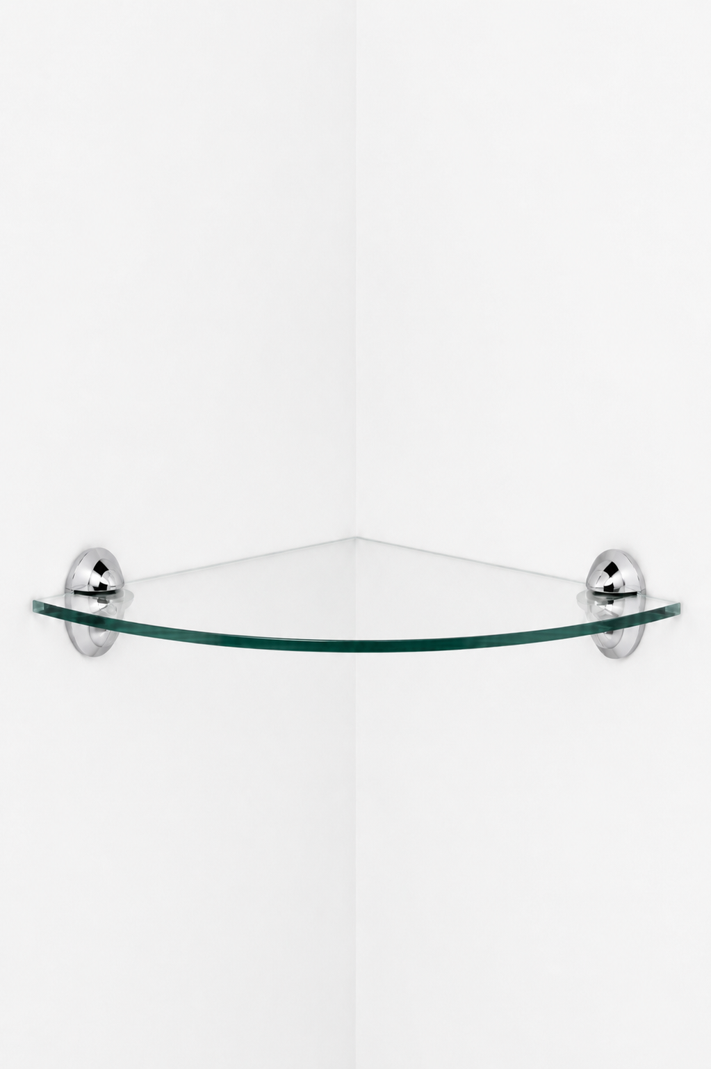 Repisa Esquinera Kit Vidrio Templado & Clipos Herralum 25×25 cm