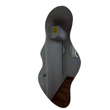 Espejo cuerpo completo con forma 2 tonos de luz rosa y blanco 68x150 herrashop