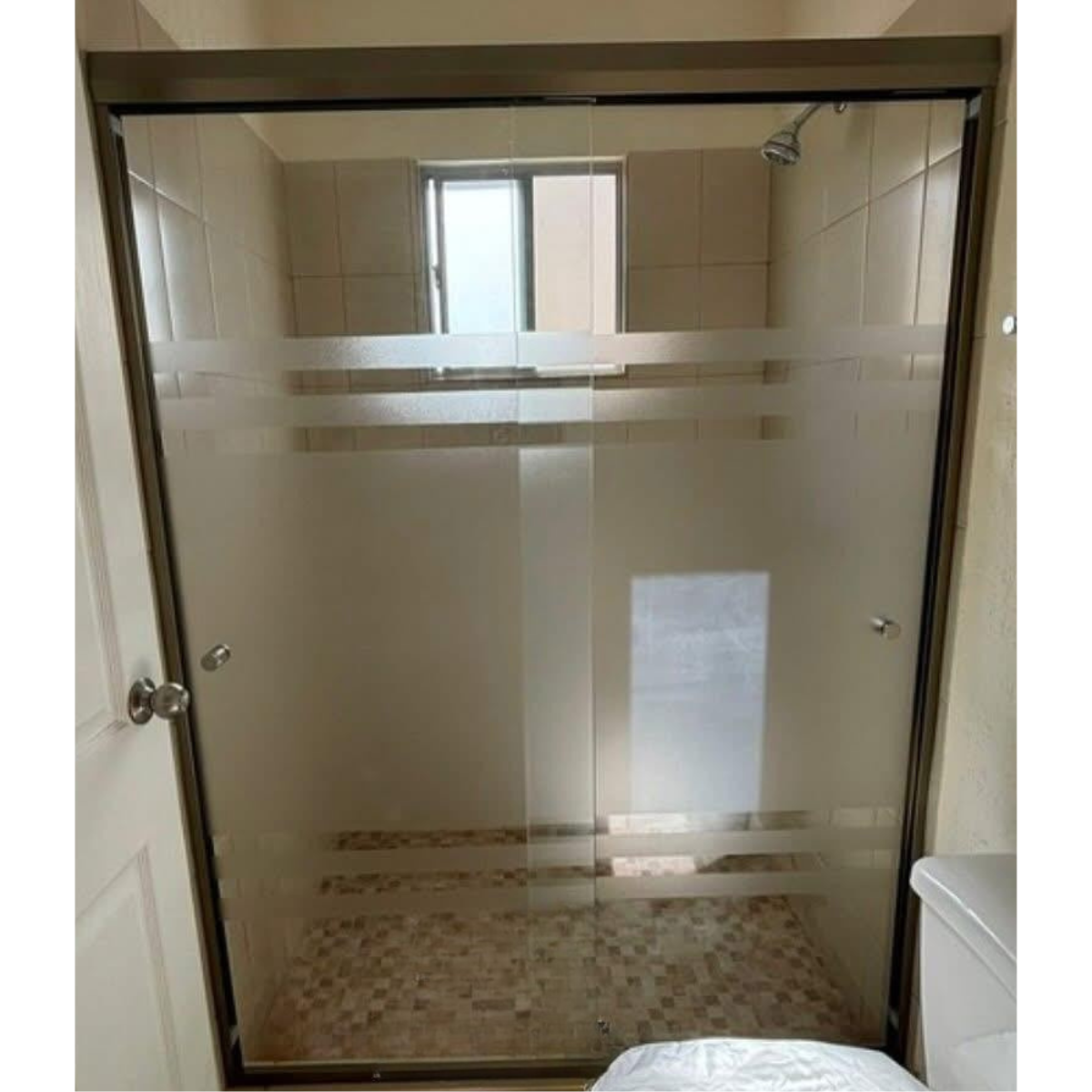 Cancel Para Baño Rio bravo Con Cristal Templado Doble Corredizo 100 a 200 cm