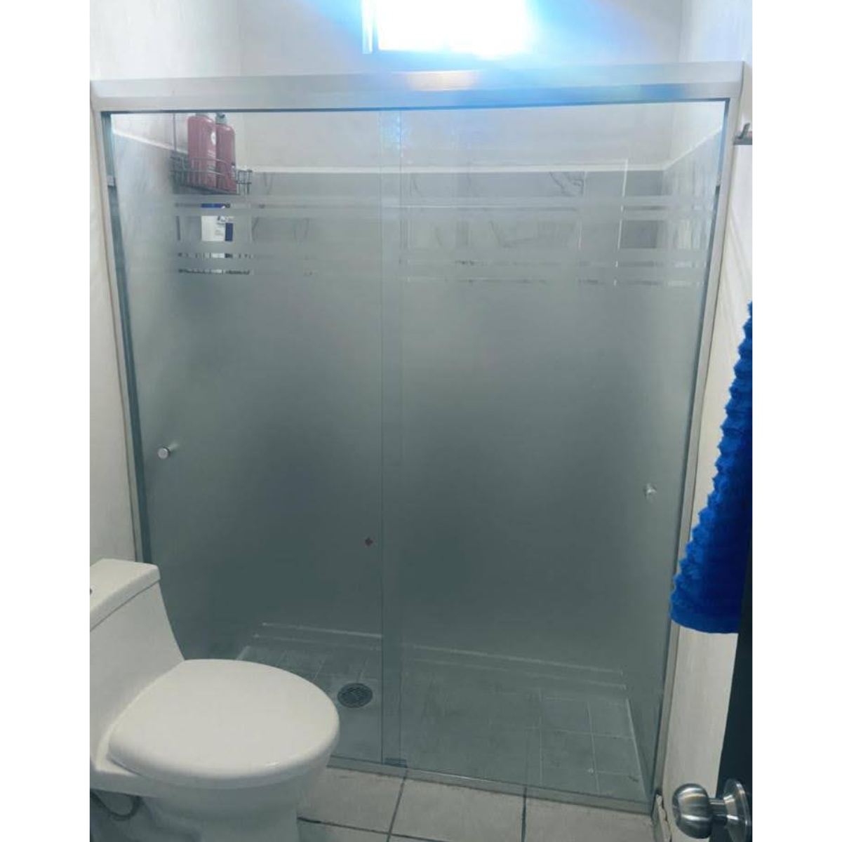 Cancel Para Baño Rio bravo Con Cristal Templado Doble Corredizo 100 a 200 cm