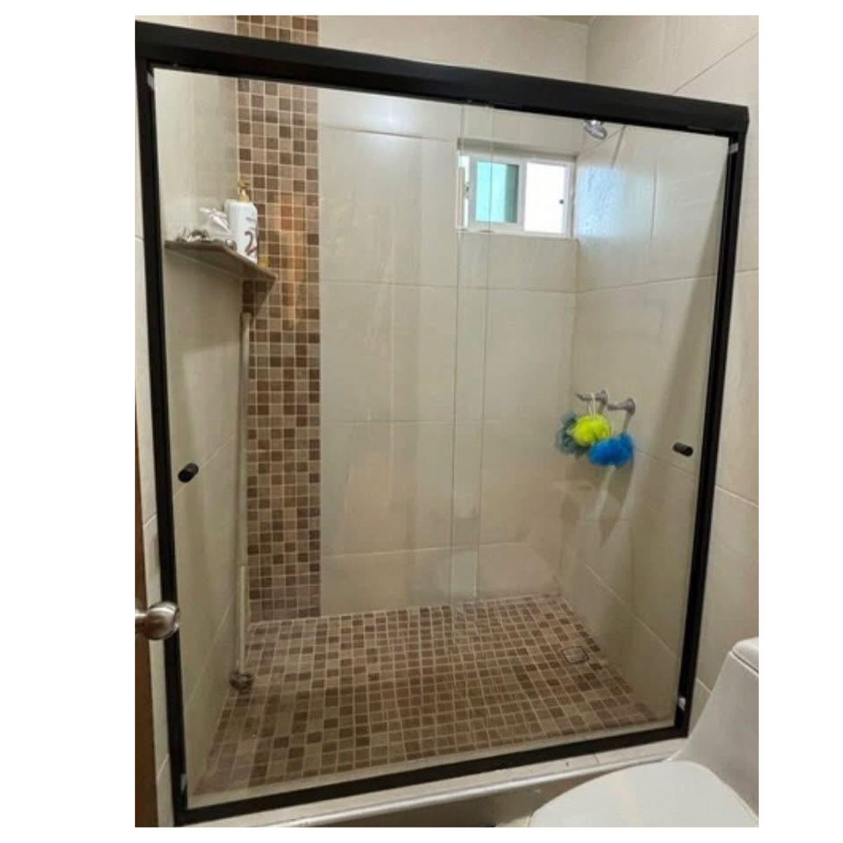 Cancel Para Baño Rio bravo Con Cristal Templado Doble Corredizo 100 a 200 cm