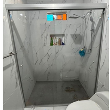 Cancel Para Baño Rio bravo Con Cristal Templado Doble Corredizo 100 a 200 cm